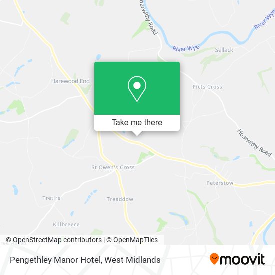 Pengethley Manor Hotel map