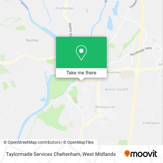 Taylormade Services Cheltenham map