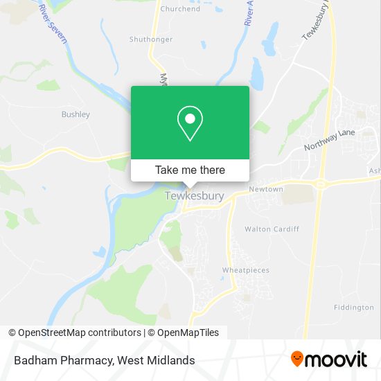 Badham Pharmacy map