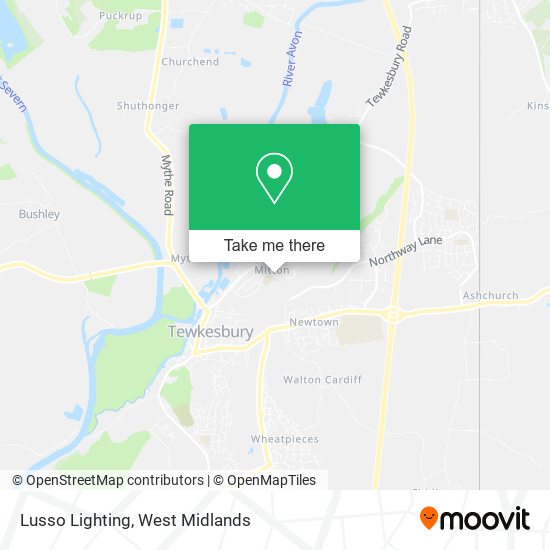 Lusso Lighting map