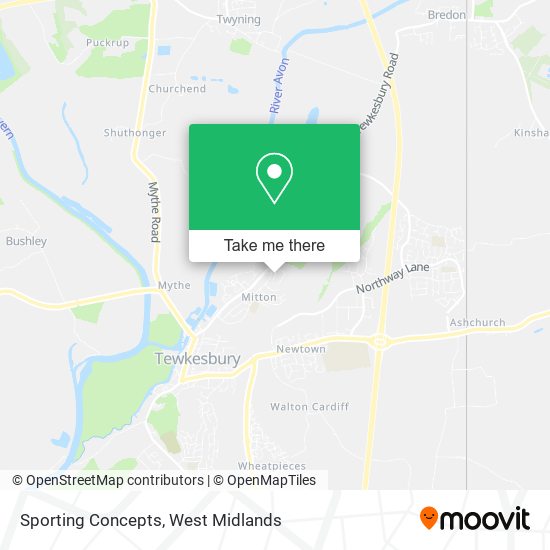 Sporting Concepts map