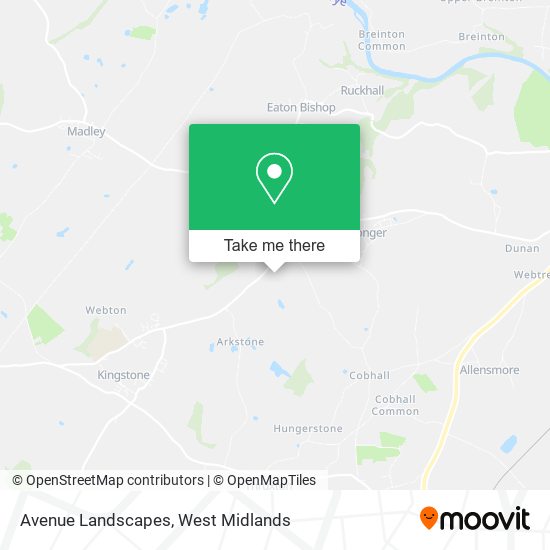 Avenue Landscapes map