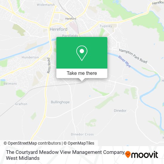 The Courtyard Meadow View Management Company map