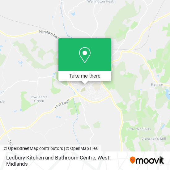 Ledbury Kitchen and Bathroom Centre map