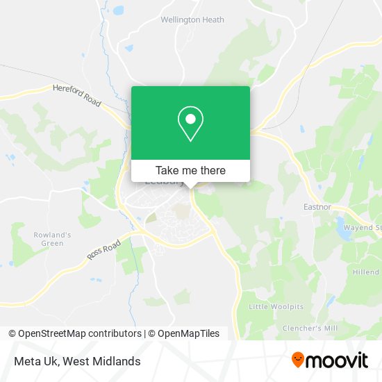 Meta Uk map