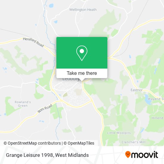 Grange Leisure 1998 map