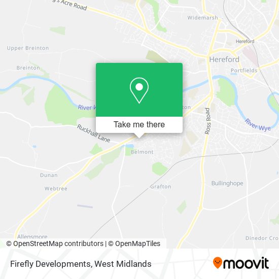 Firefly Developments map