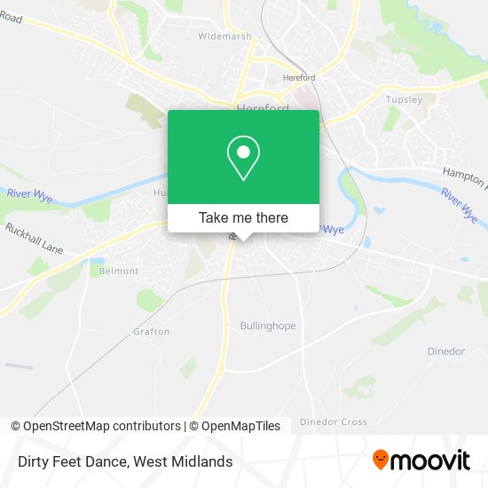 Dirty Feet Dance map