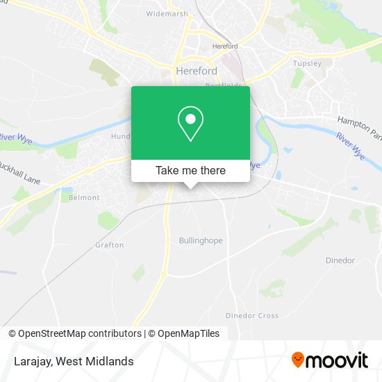 Larajay map