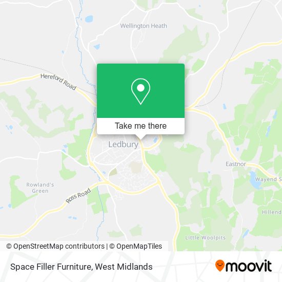 Space Filler Furniture map