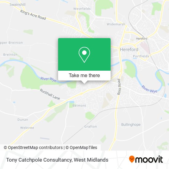 Tony Catchpole Consultancy map