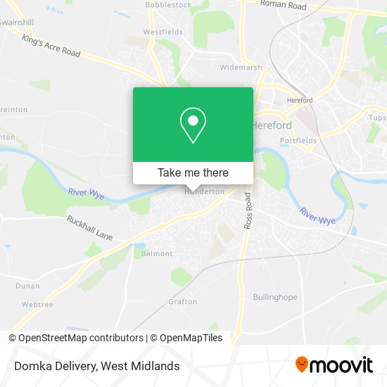 Domka Delivery map