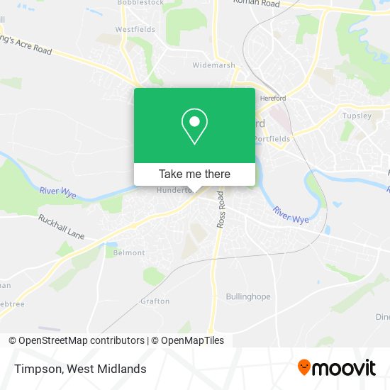 Timpson map