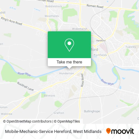 Mobile-Mechanic-Service Hereford map