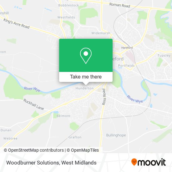 Woodburner Solutions map