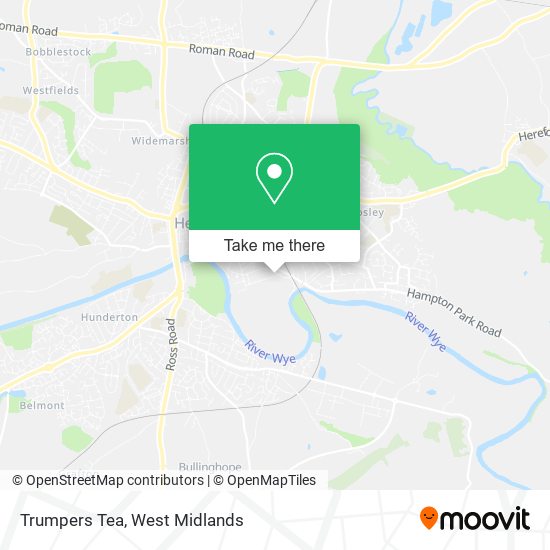 Trumpers Tea map