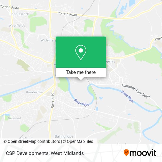 CSP Developments map