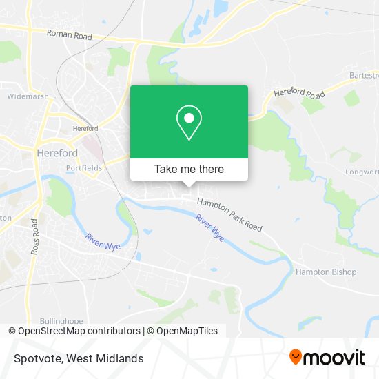 Spotvote map