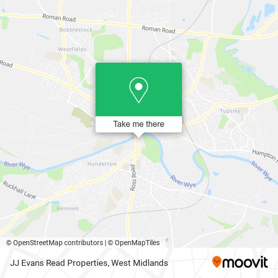 JJ Evans Read Properties map
