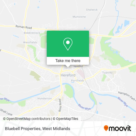Bluebell Properties map