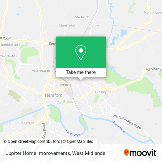 Jupiter Home Improvements map