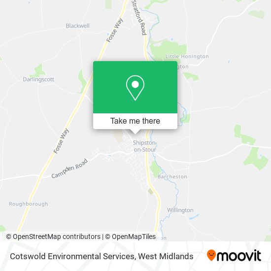 Cotswold Environmental Services map