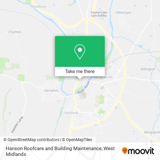Hanson Roofcare and Building Maintenance map
