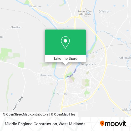 Middle England Construction map
