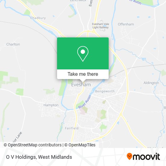 O V Holdings map