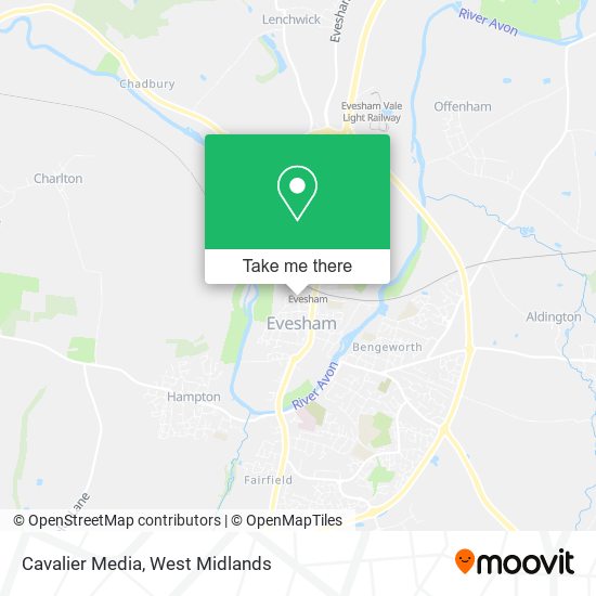 Cavalier Media map