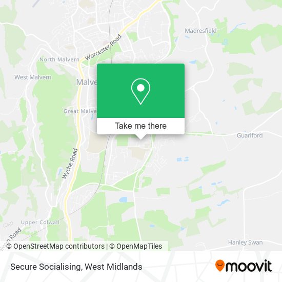 Secure Socialising map