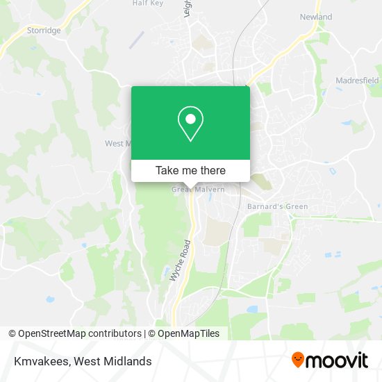 Kmvakees map