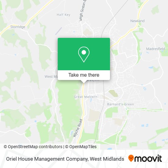 Oriel House Management Company map