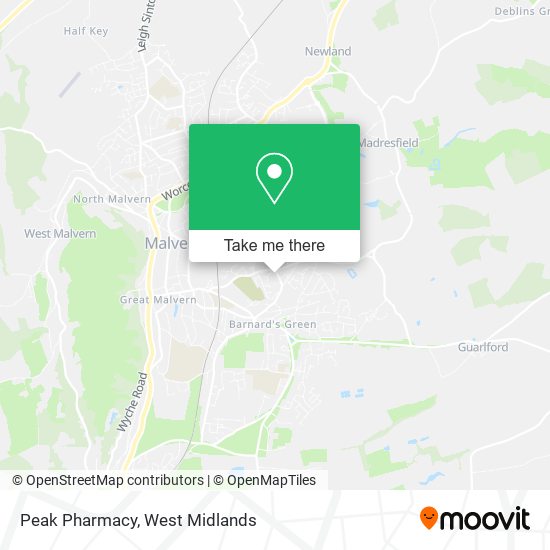 Peak Pharmacy map