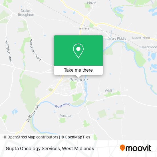 Gupta Oncology Services map