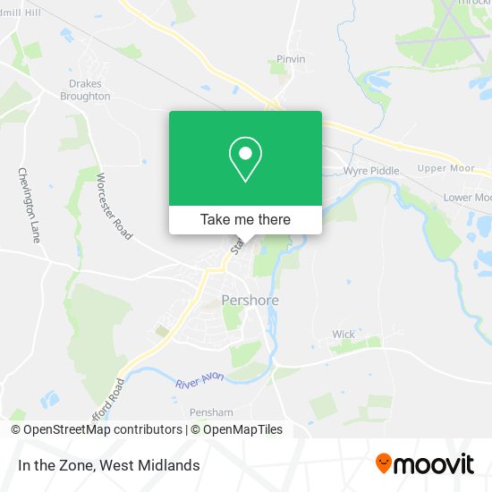 In the Zone map