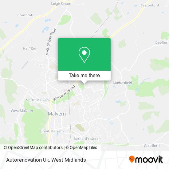 Autorenovation Uk map