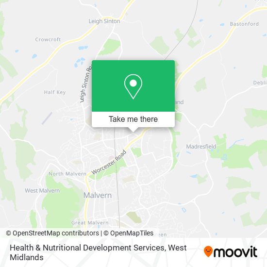 Health & Nutritional Development Services map