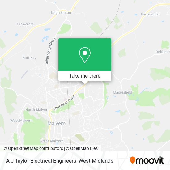 A J Taylor Electrical Engineers map