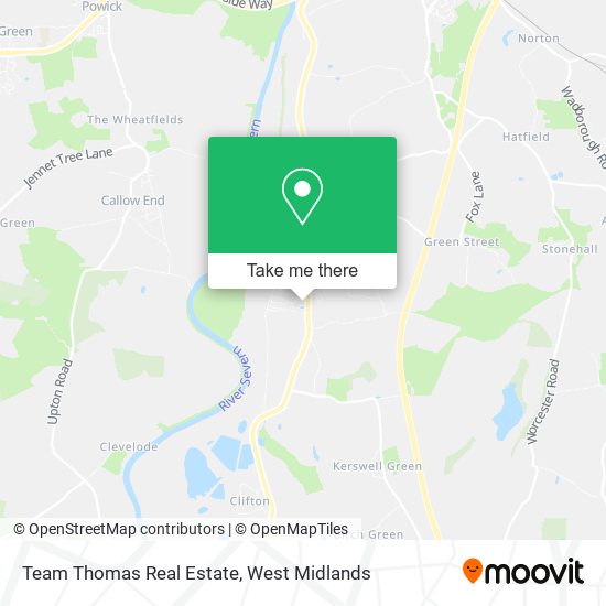Team Thomas Real Estate map