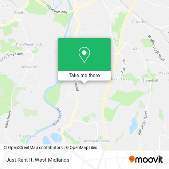 Just Rent It map