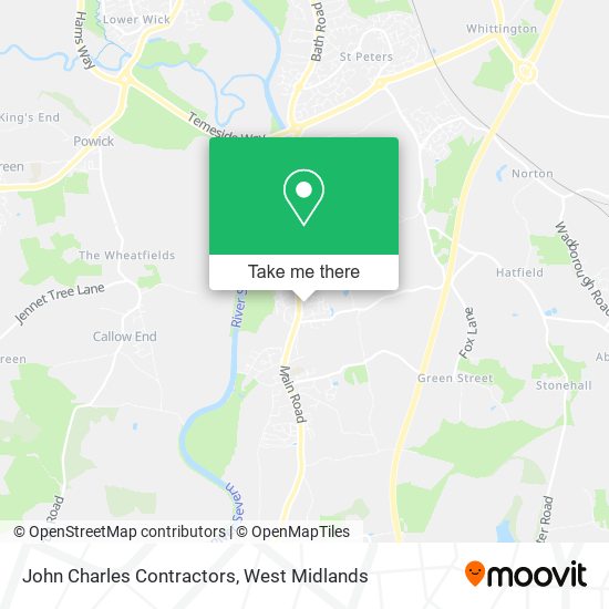 John Charles Contractors map
