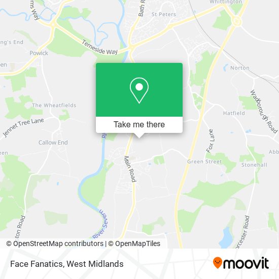 Face Fanatics map