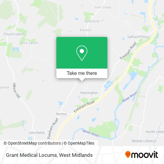 Grant Medical Locums map