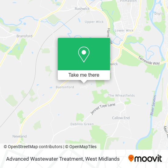 Advanced Wastewater Treatment map