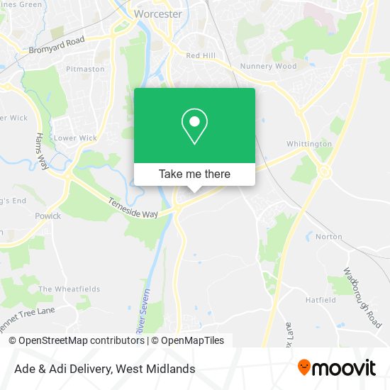 Ade & Adi Delivery map
