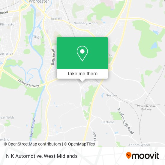 N K Automotive map