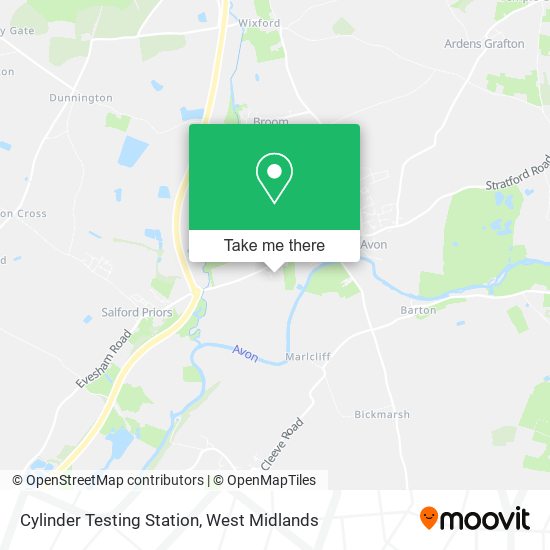 Cylinder Testing Station map