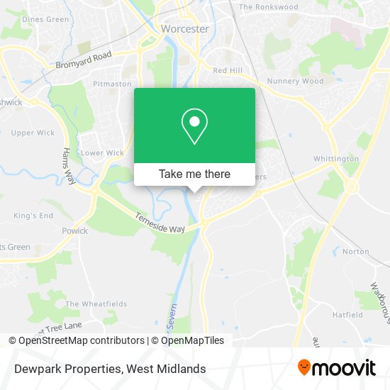 Dewpark Properties map