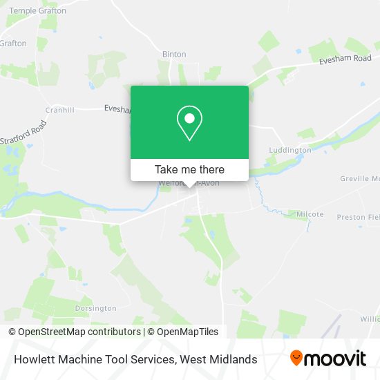 Howlett Machine Tool Services map